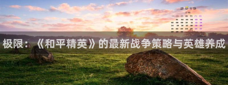 手机版鼎点娱乐客户端下载：极限：《和平精英》的最新战争策略与