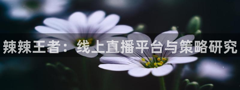 柠檬直播 体育：辣辣王者：线上直播平台与策略研究