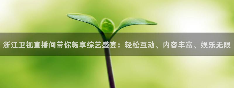 柠檬足球直播在线观看：浙江卫视直播间带你畅享综艺盛宴：轻松互动、内容丰富、娱乐无限